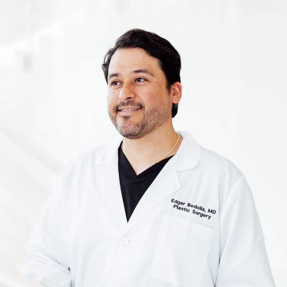 doctor edgar bedolla in white lab coat doctor edgar bedolla in white lab coat
